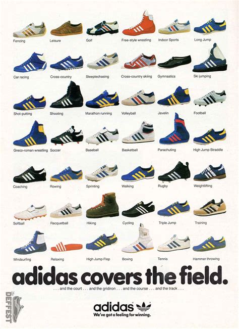 adidas vintage catalogue.